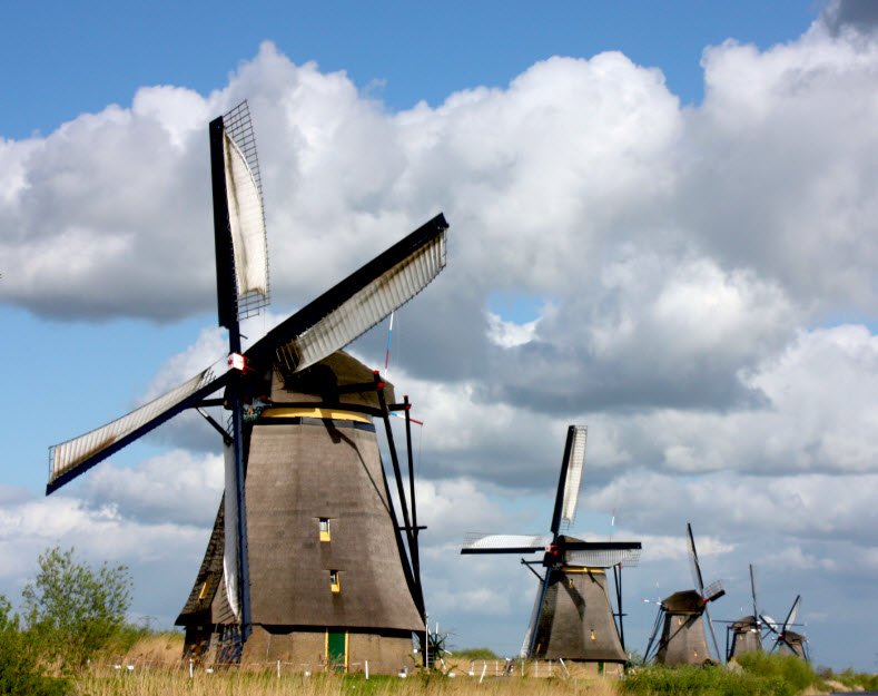 Kinderdijk, Alblasserdam, South Holland, Netherlands